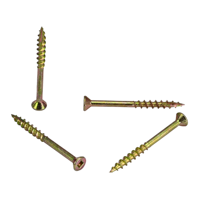 #8 x 2" Screws Yellow Zinc Plated Knotbuster