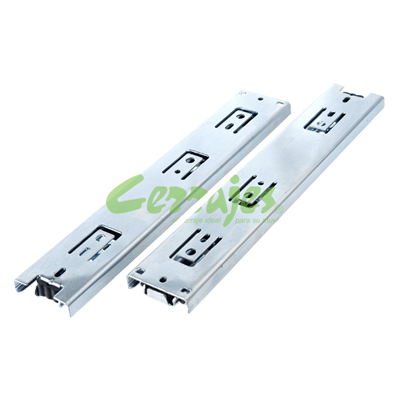 Cerrajes 10" Full-Extension Slides 250mm Plated