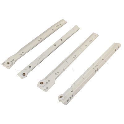 12" Drawer Slides 300mm White Cerrajes 