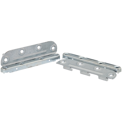 SET(2 left, 2 right) Fitting Bed Rail Fastener, steel,silver,130mm