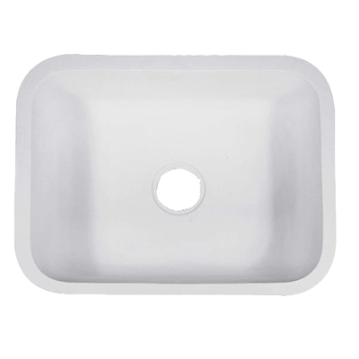 23 x 18 x 7 Solid Surface Single Bowl Kitchen Sink