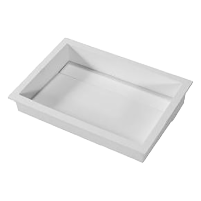 20 x 14 x 5 Solid Surface Square Vanity Sink