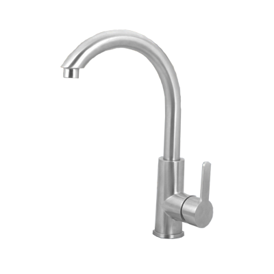 Seymore Stainless Steel Kitchen Faucet Low Arc Cut-Off