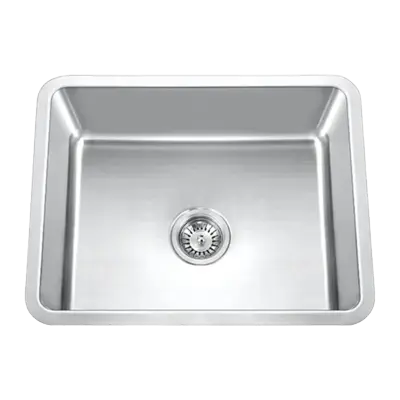 Stainless Steel 23 x 18 x 9 Single Bowl Kitchen Sink 16G
