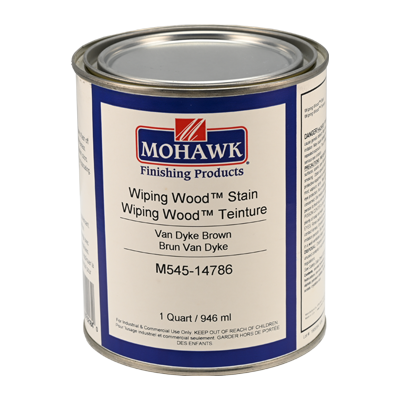 Wiping Wood Stain Van Dyke Brown