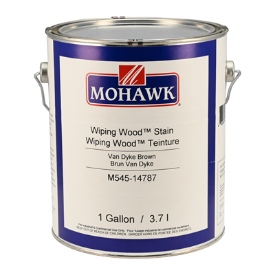 Wiping Wood Stain Van Dyke Brown