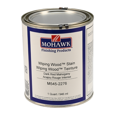 Wiping Wood Stain Dark Red Mahogany