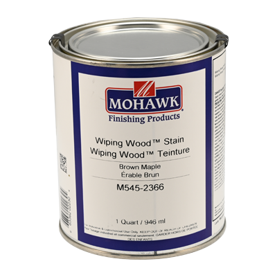 Wiping Wood Stain Brown Maple
