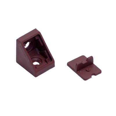 Beige Plastic Shelf Connector 