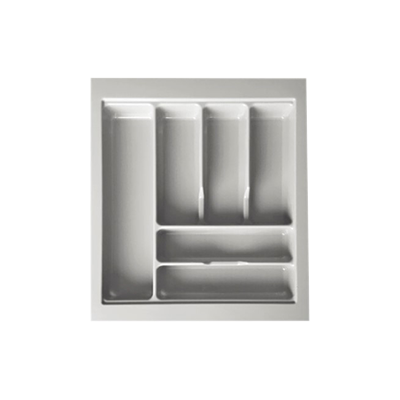 Cutlery Tray Plastic White 430mm x 550mm x 55mm