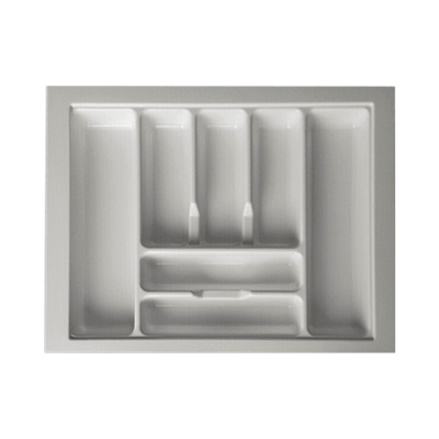 Cutlery Tray Plastic White 630mm x 550mm x 55mm
