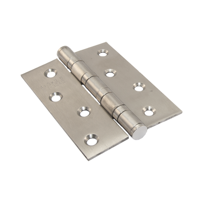Stainless Steel Door Hinge 4" x 3" Brushed Nickel