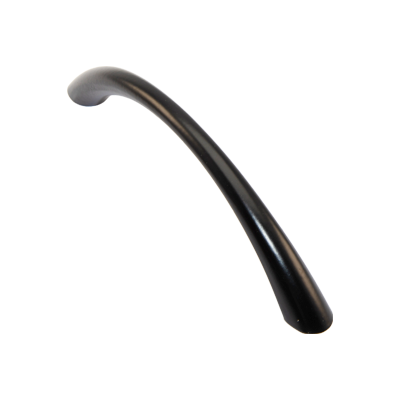 96mm Arched Matte Black Handle