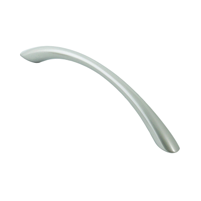 128mm Arched Brushed Nickel Handle