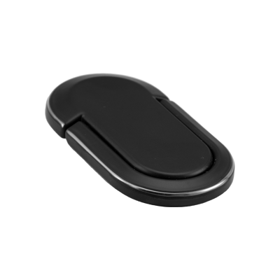 32mm Modern Matte Black & Chrome Ring Pull