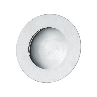 60mm Round Recessed Stainless Steel Handle