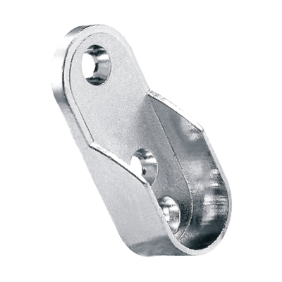 Wardrobe Rail End Support Oblong
