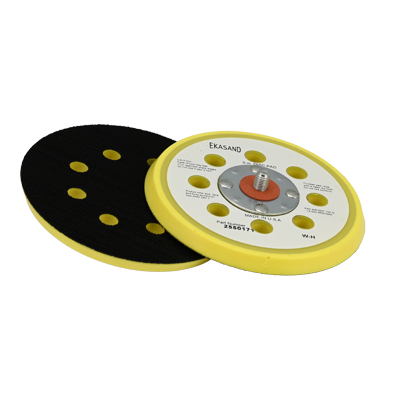 Disc Pad 5 x 8 Hole Velcro Low Profile 4-Rivet Hook Face Ekasand