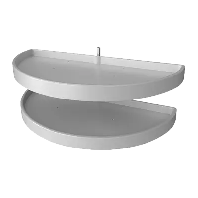 Poly Susan Half Moon 39" X 19-1/4"