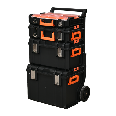 Stackable Toolbox Set With Wheels