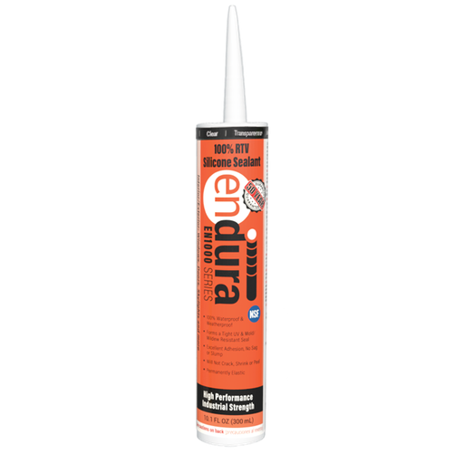 [2658-0643] Endura Clear 100% RTV Silicone Sealant