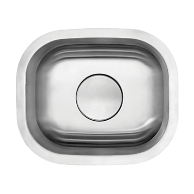 [1666-9210] Small Single Bowl Bar/Prep Sink 18G H-107