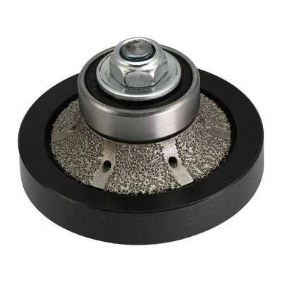 [1616-6199] 3/8" Stone Demi Bullnose Vacuum Brazed Profiler 5/8"-11