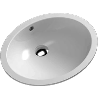 [SS0048] 16 x 14 x 6 Solid Surface Oval Vanity Sink