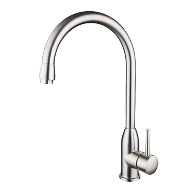 [TDF3004-SST] Haley Stainless Steel Kitchen Faucet Hi-Arc