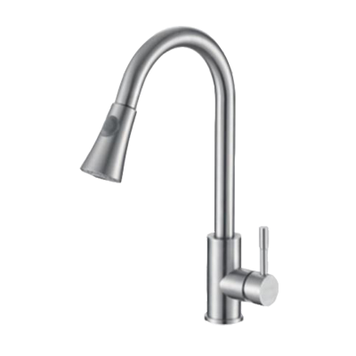 [TDF3010-SST] Maxwell Stainless Steel Kitchen Faucet with Pull-Out