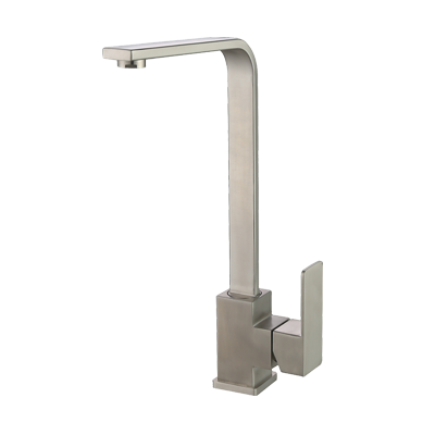 [TDF3027-SST] Beckett Stainless Steel Kitchen Faucet Flat Neck