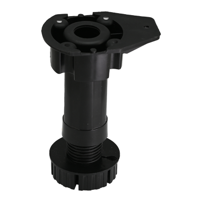 [TCF9030-100] 100mm Black Adjusting Feet with Clip