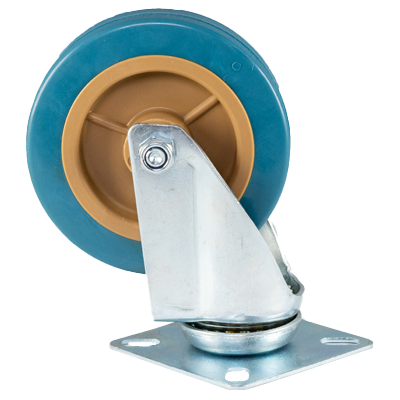 [TCW3840-004] Heavy Duty Castor Wheel 4" Gray