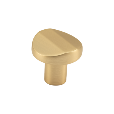 [THL2185-030] 30mm Modern Satin Gold Knob