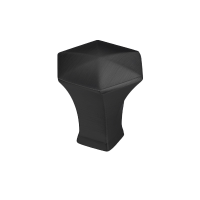 [THL2374-032] 32mm Modern Matte Black Knob