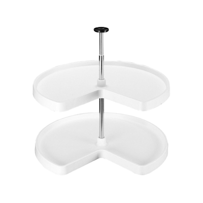 [TLZ4227-K28] Lazy Susan 28" Kidney White