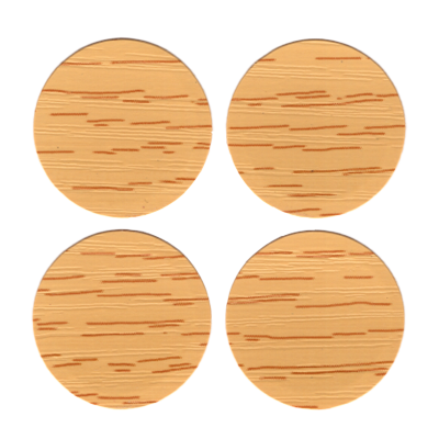 [SCHC153] Screw Hole Covers Tropical Mahogany