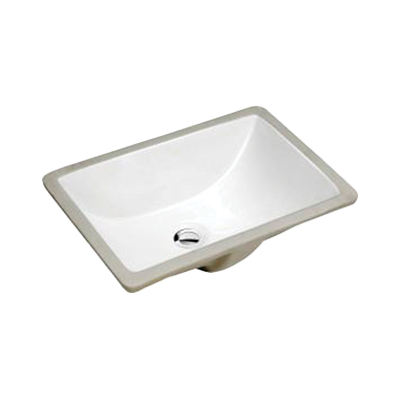 [2642-0618] 16 x 11 x 8 Hive, Lavatory Sink, Chara, Small Rectangular, White H-1611W