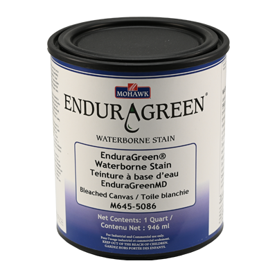 [M645-5086] EnduraGreen Waterborne Stain Bleached Canvas Qt