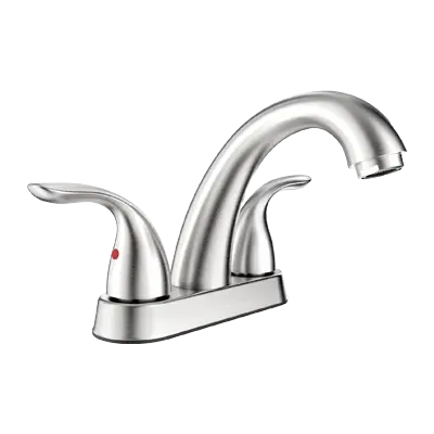 [TDF0085-SST] 4" Two Handle Bathroom Faucet 